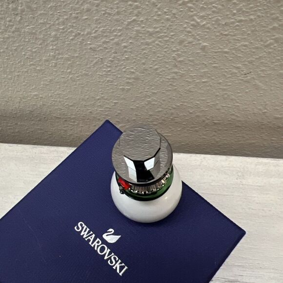 Swarovski Holiday Cheers Snowman, Green, Figurine Christmas Decoration - Picture 9 of 14
